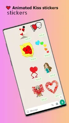 WASticker -Animated Love android App screenshot 0