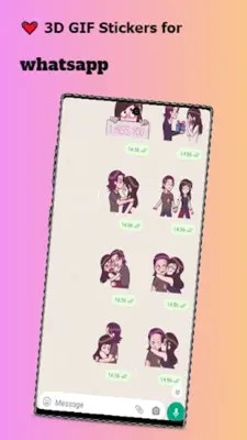 WASticker -Animated Love android App screenshot 1