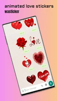 WASticker -Animated Love android App screenshot 4